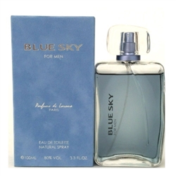 Blue Sky by Parfums de Laroma for Men 3.3 oz Eau De Toilette EDT Spray