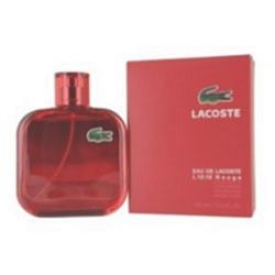 Eau De Lacoste L.12.12 Rouge by Lacoste for men 3.3 oz Eau De Toilette EDT Spray