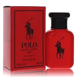 Polo Red by Ralph Lauren for men 1.3 oz Eau De Toilette EDT Spray at Cosmetic America