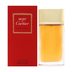 Must De Cartier by Cartier for women 3.4 oz Eau De Toilette EDT Spray