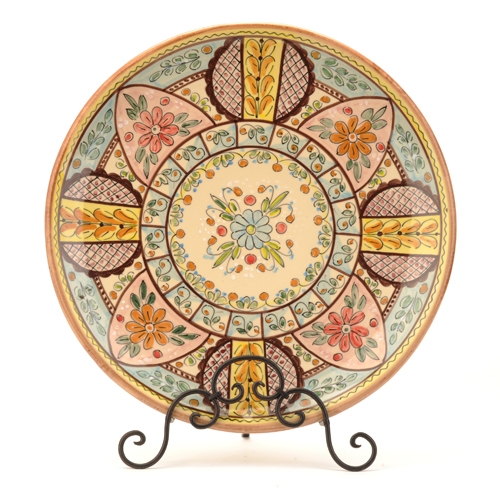 Large Spanish Serving Plate, Mosaic