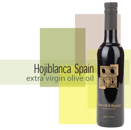Bottle of Hojiblanca Spain (Organic) Extra Virgin Olive Oil