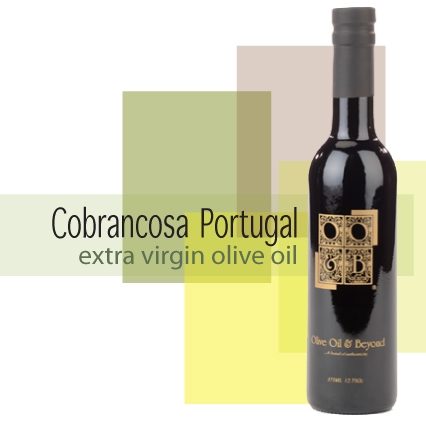 Bottle of Cobrancosa Portugal Extra Virgin Olive Oil