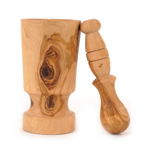 Olive Wood Mortar and Pestle