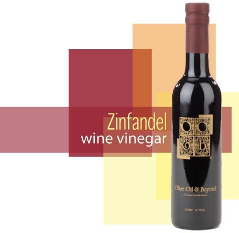 Bottle of Zinfandel Wine Vinegar