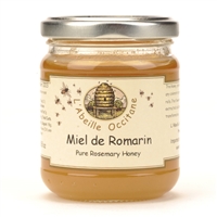 A jar of raw Rosemary Honey