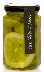 Jar of Green Olives & Lemon