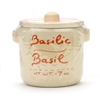 Basil in Ceramic Jar
