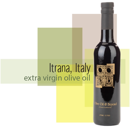 Bottle of Itrana Extra Virgin Olive Oil Italy