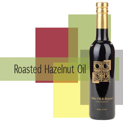 Bottle of Roasted Hazelnut Oil, Organic