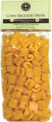 Package of Gluten-Free Il Macchiaiolo Corn Riccioli Pasta