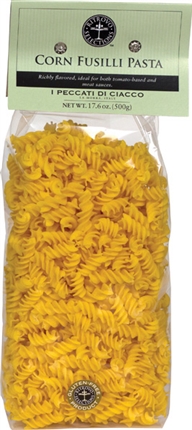 Package of Gluten-Free Il Macchiaiolo Corn Fusilli Pasta