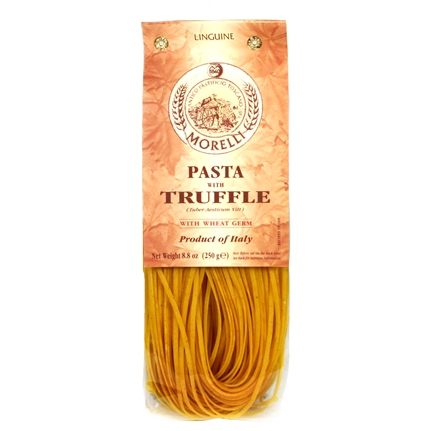 Package of Linguine pasta with truffle from Tuscany