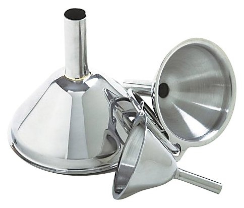 Stainless Steel Funnels, 3 Piece Set