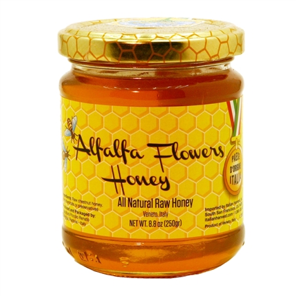 This exquisite raw honey comes from the Veneto mountains of northern Italy , the region of Italy where Padova is located. Italy