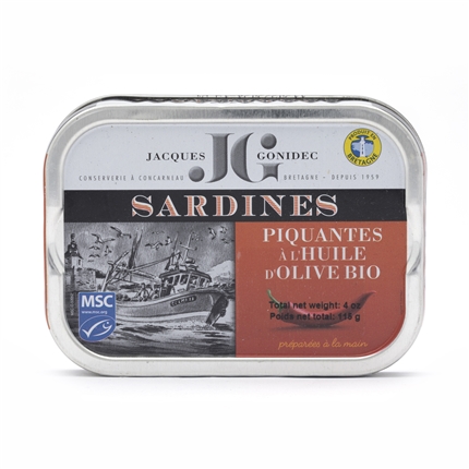 Tin of Sardines with chili