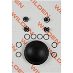 Wilden 01-9805-52 Wet Kit, 1/2'' Original Clamped, All Plastics, Buna-N (1/2'' O/P/BNS)