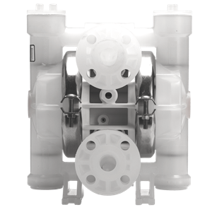 Wilden P2/PKPPP/WFS/WF/PWF/0400 AODD Pump, 1" Pro-Flo, Clamped Polypropylene, ANSI w/Santoprene (02-6245)