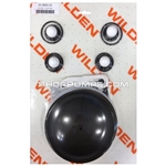 Wilden 02-9805-55 Wet Kit, 1'' Original Clamped, All Plastics, PTFE w/Neoprene Back-up (1'' O/P/TNU)