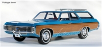 1969 Chevrolet Kingswood Estate 1:24 ONE24 Encomium Edition Le Mans Blue
Car shown is placeholder only, model specifications subject to change prior to final release