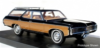 1969 Chevrolet Kingswood Estate 1:24 ONE24 Encomium Edition Tuxedo Black
Car shown is placeholder only, model specifications subject to change prior to final release