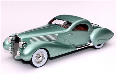 1937 Delahaye 135ms by Figoni et Falaschi 1:24 Tribute Edition Lark Green Metallic