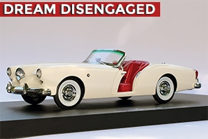 1954 Kaiser Darrin 161 Cabriolet 1:24 Champagne White