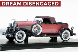 1932 Duesenberg J Murphy-bodied Torpedo Convertible Coupe Tribute Edition Violet 1:43