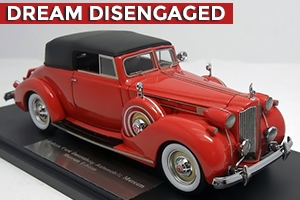 1938 Packard Twelve Convertible Victoria 1:43 Museum Edition Chinese Red