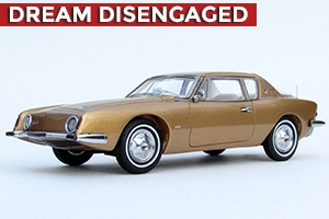 1963 Studebaker Avanti Supercharged 1:43 Gold Metallic