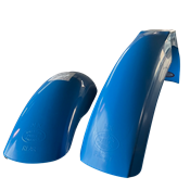 MX Front and Rear Fender Set - Bultaco Blue