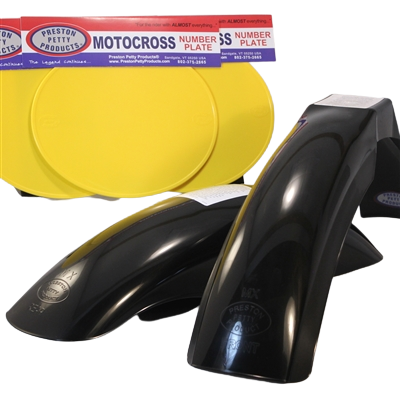 MX Front/MX Rear fenders (yellow number plate set 3)