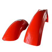 dark orange MX front and MX rear fender set