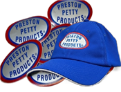Preston Petty embroidered baseball hat blue