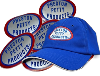 Preston Petty embroidered baseball hat blue