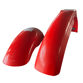 Red - MX front and MX rear fender set