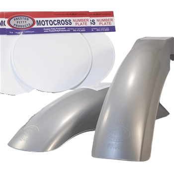 MX Front and Rear Fender plus white numberplates