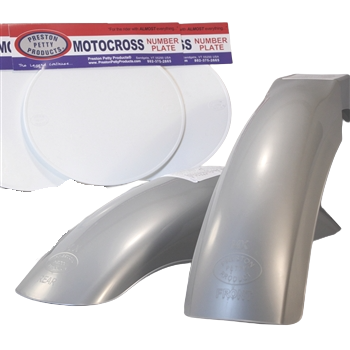 MX Front and Rear Fender plus white numberplates