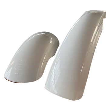 Translucent MX front and MX rear fender set