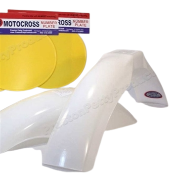 MX Front/MX Rear fenders (yellow number plate set 3)