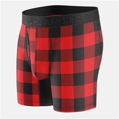 Devon Lang Men's Boxers Journey Buffalo Plaid