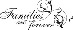 Wall Art-Families are Forever in chocolate