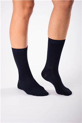 Bamboo Socks Women's 2 Pack Crew Black Navy or Grey