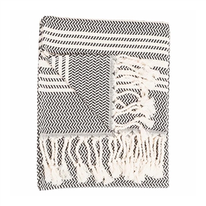 Turkish Hand Towel Hasir Carbon