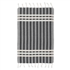 Turkish Hand Towel Criss Cross Black