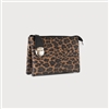 Caracol Leopard Print Convertible Crossbody Clutch Handbag