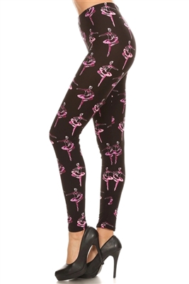 Purple Ballerina Soft Leggings S/M