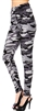 Brushed Soft Camouflage Grey Leggings L/XL