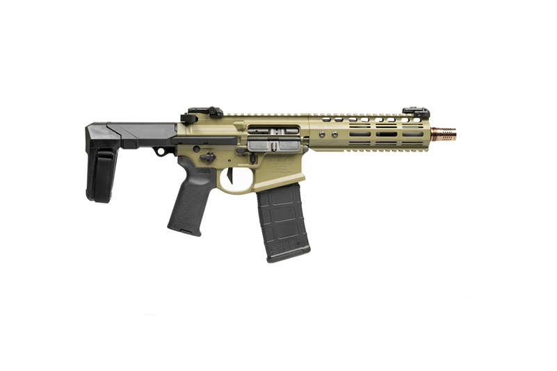 NOVESKE 7.94" GEN 4 N4-PDW DIPLOMAT 5.56  PISTOL - BAZOOKA GREEN