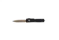 MICROTECH UTX-70 D/E - BRONZE BLADE - BLACK HANDLE